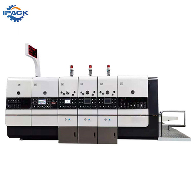 गुणवत्ता  3 4 Colors Corrugated Carton Flexo Printing Machine for Die Cutting कारखाना