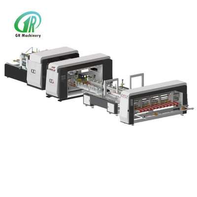 गुणवत्ता  Automatic Folder Gluer Stitcher 2600 Model PLC Servo Control कारखाना