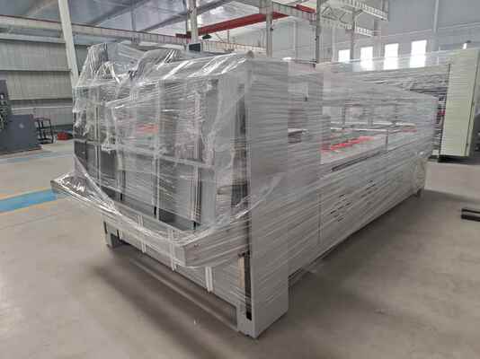 गुणवत्ता  Semi Automatic Computerised Slotter Flexo Folder Gluer with 60pcs/min Speed and 50-70mm Wall Thickness कारखाना