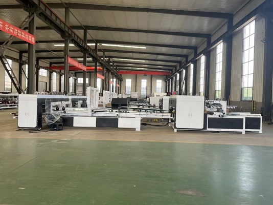 कार्टन बॉक्स के लिए नालीदार स्वचालित बॉक्स फ़ोल्डर ग्लूअर मशीन