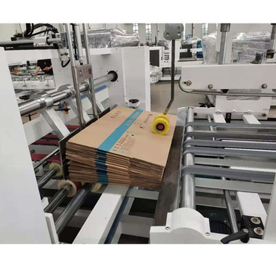 उच्च गति पूर्ण कम्प्यूटरीकृत नालीदार बॉक्स फ़ोल्डर Gluer मशीन 3KW