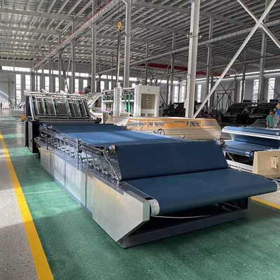 1600 मिमी सर्वो अर्ध स्वचालित बांसुरी लैमिनेटर मशीन 6kw सिंगल साइड नालीदार