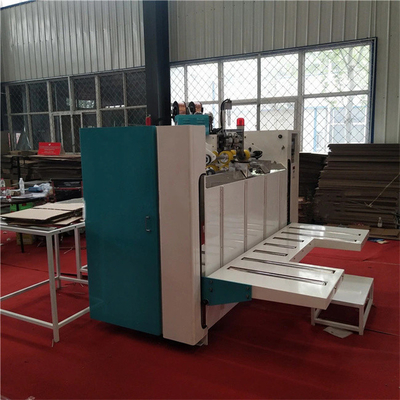 अर्ध स्वचालित कार्डबोर्ड कार्टन बॉक्स सिलाई मशीन 3 प्लाई