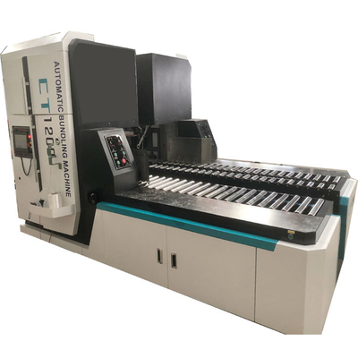 2 टन पैकिंग कार्टन बॉक्स स्ट्रैपिंग मशीन 500-1000 मिमी फ़ीड लंबाई 0.8mpa वायु दबाव