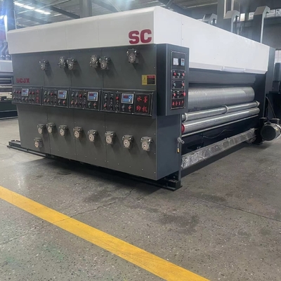 उच्च गति प्रिंटर घुमावदार कार्डबोर्ड मरने काटने की मशीन 400v