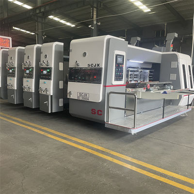 नालीदार गत्ते का डिब्बा मुद्रण रोटरी स्लॉटिंग मशीन