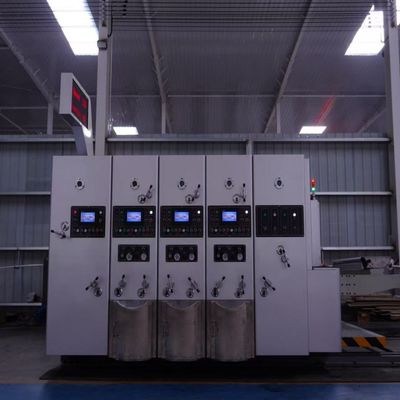 ऑटोमैटिक फ्लेक्सो प्रिंटिंग स्लॉटिंग डाई कटिंग मशीन 2800 कार्टन बॉक्स के लिए