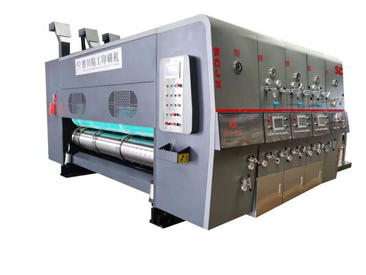 380V 50HZ घुमावदार बॉक्स प्रिंटिंग मशीन