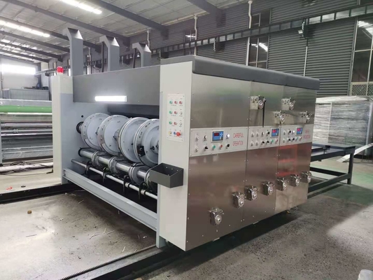 बॉक्स डाई कटिंग के लिए 1 कलर मैनुअल फीडिंग फ्लेक्सोग्राफिक प्रिंटिंग प्रेस मशीन