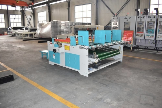 ODM 220V अर्ध स्वचालित बॉक्स नालीदार कार्टन फ़ोल्डर ग्लूअर मशीन